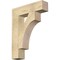 Ekena Millwork Westlake Block Rough Sawn Bracket, Douglas Fir, 6"W x 26"D x 34"H BKT06X26X34WTL05RDF - alternate 1